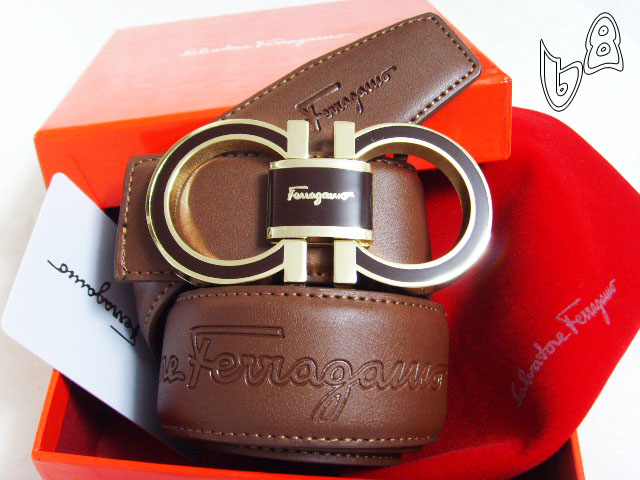Ferragamo Adjustable Gancio/Vara Buckle Belt For Women In 85CM - 105CM Sizes MW190